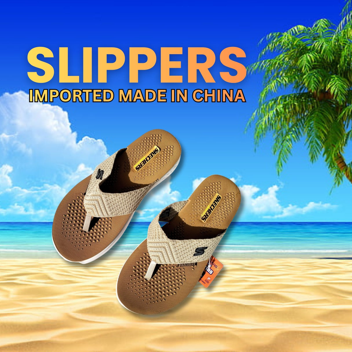 Men’s Thumb Lightweight Slippers - Design 4