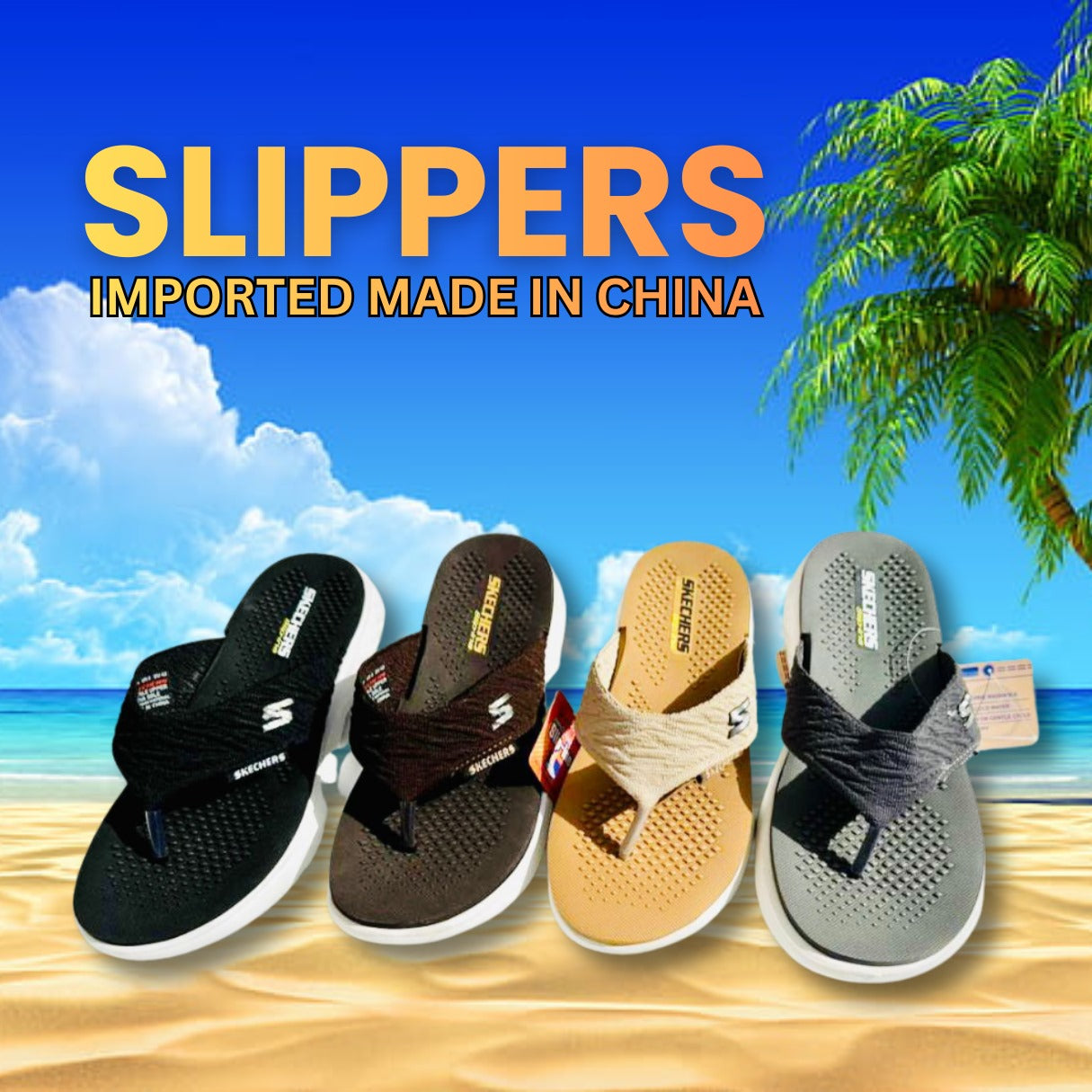 Men’s Thumb Lightweight Slippers - Design 5