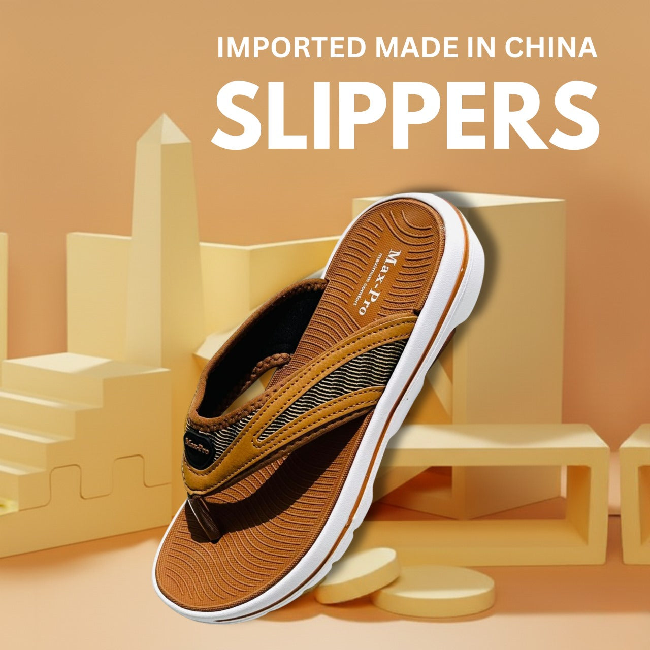 Men’s Thumb Lightweight Slippers - Design 2
