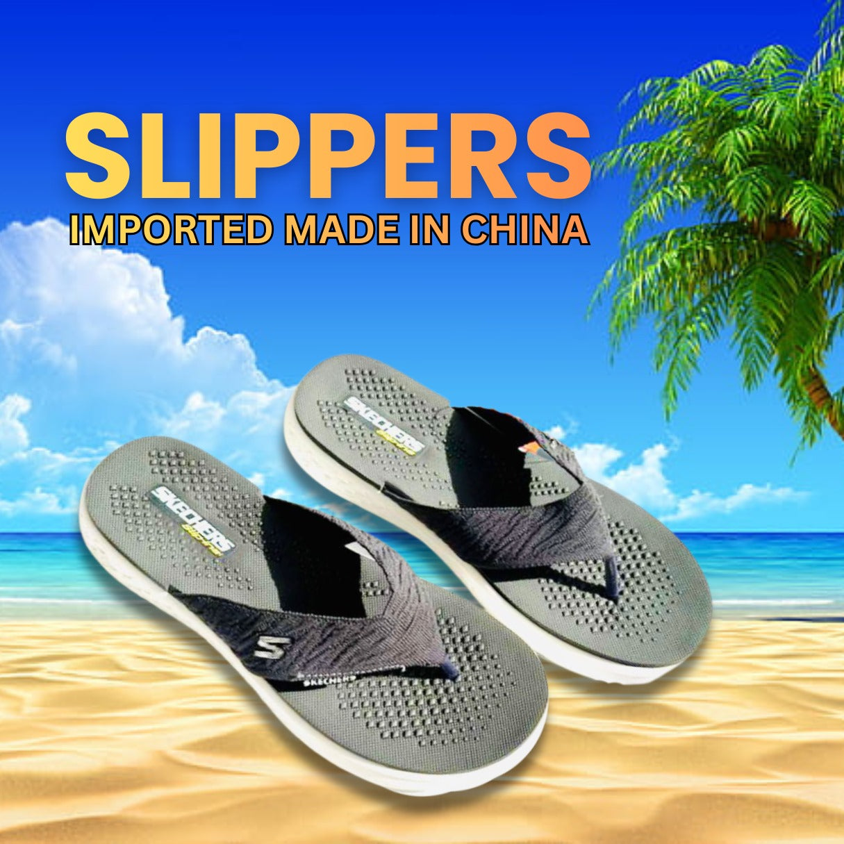 Men’s Thumb Lightweight Slippers - Design 4